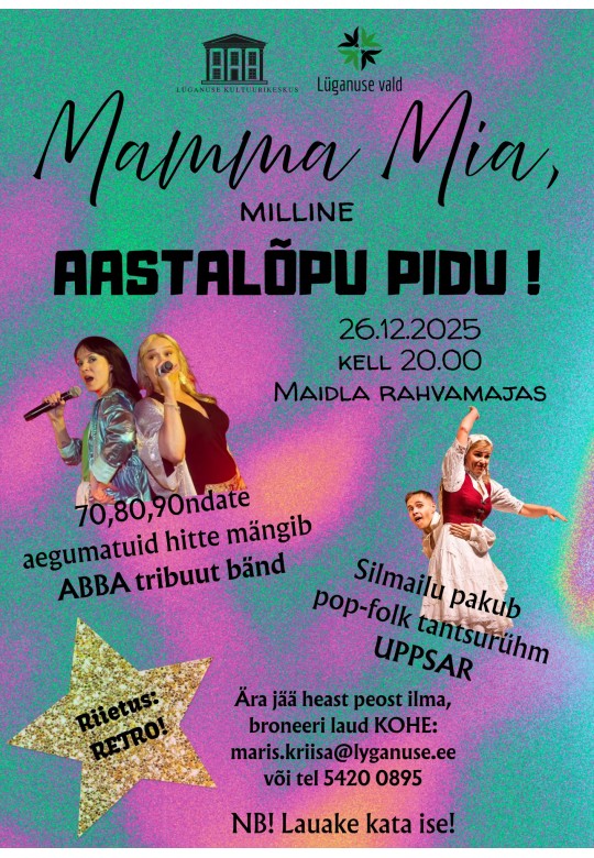 Aastalõpu pidu: retro!