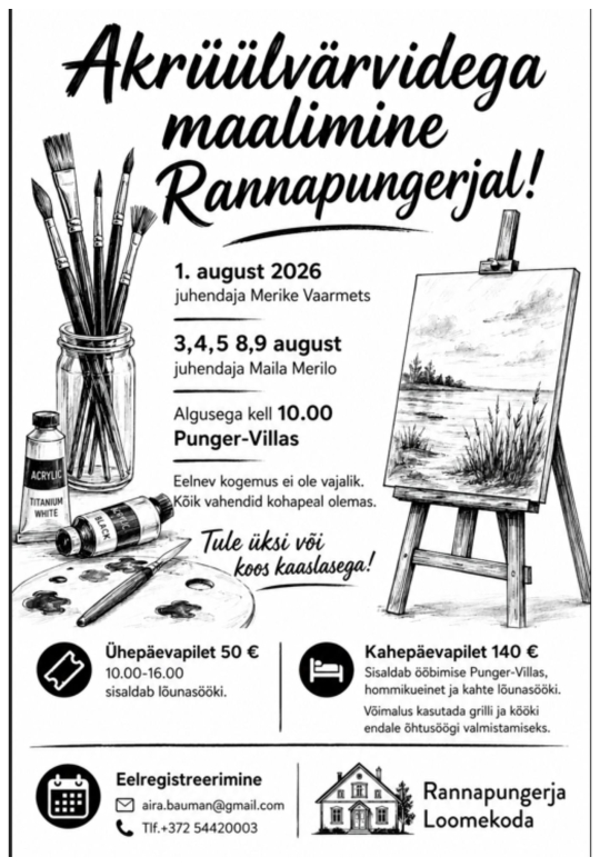 Looduses maalimine Rannapungerjal