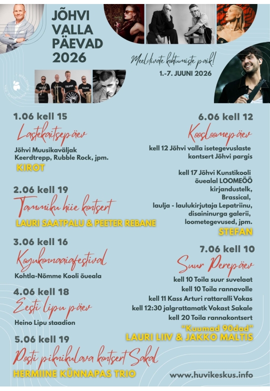 Jõhvi valla päevad 2026 • kogu programm