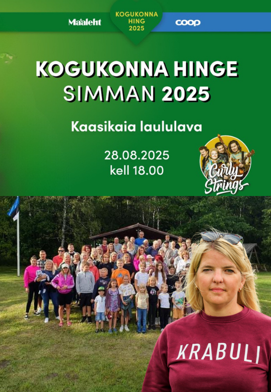 "Kogukonnahing 2025" winners' feast in Krabuli village