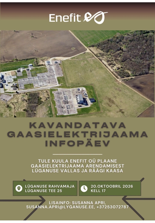 Kavandatava gaasielektrijaama infopäev