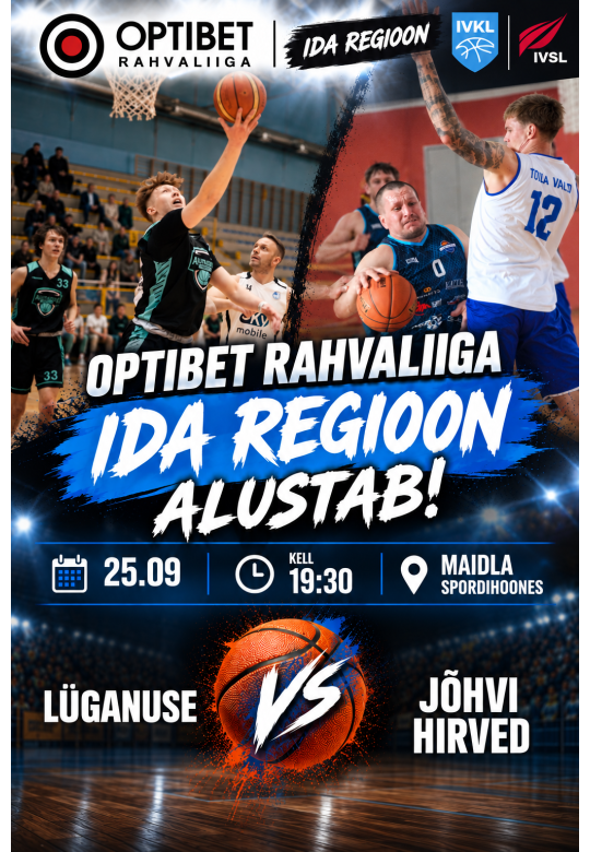 Optibet national league East region: Lüganuse vs Jõhvi Hirved