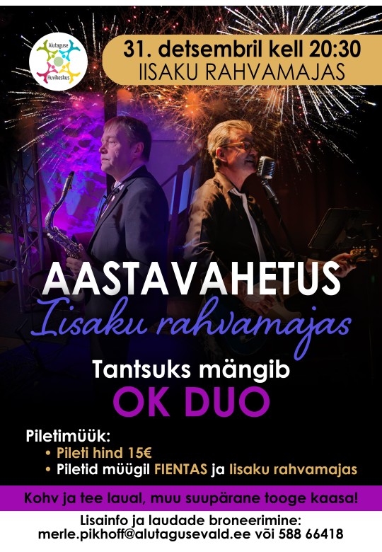 Aastavahetus Iisaku rahvamajas