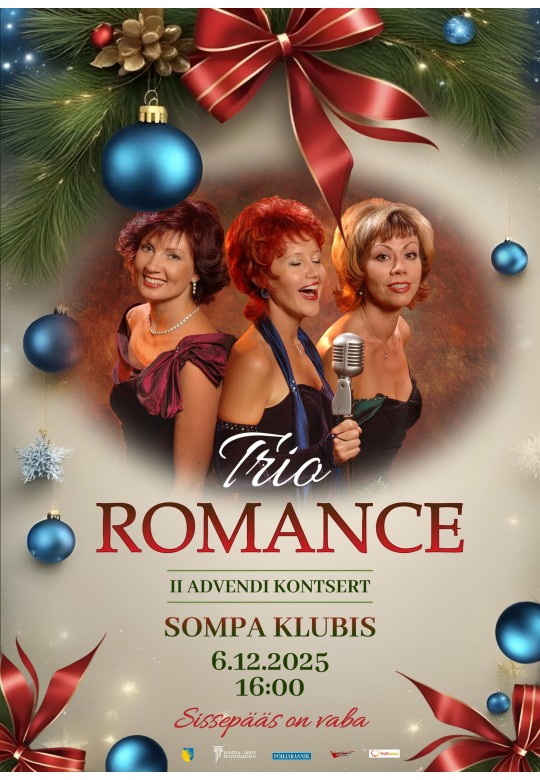 Second Advent concert. TRIO ROMANCE