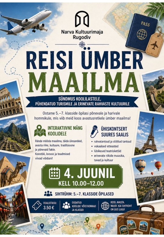 Turismimäng «Reisi ümber maailma»