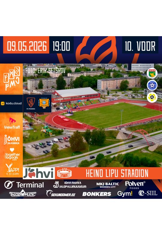 Premier League B: Jõhvi FC Phoenix vs JK Tabasalu