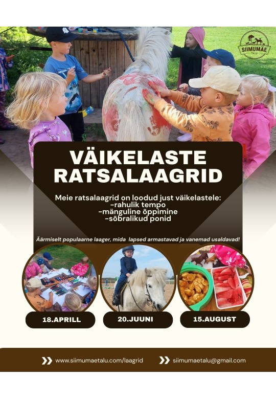 Siimumäe talu väikelaste laagripäev (3-6a)