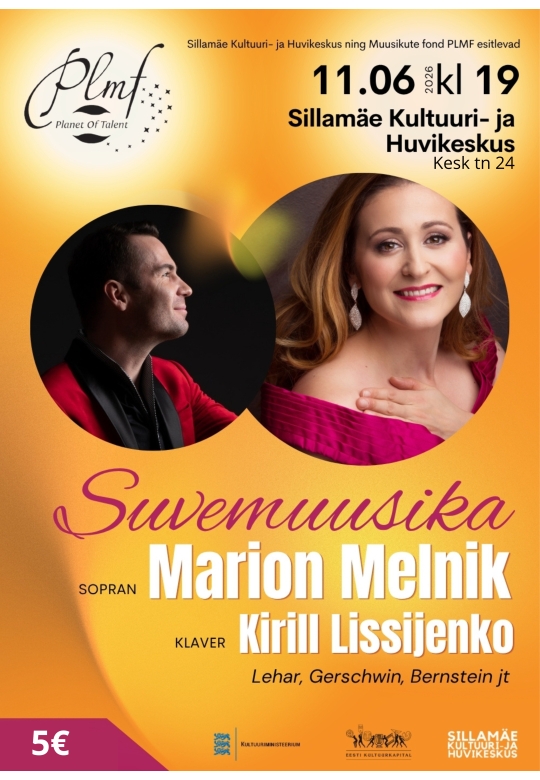 Suvemuusika: sopran Marion Melnik ja pianist Kirill Lissijenko