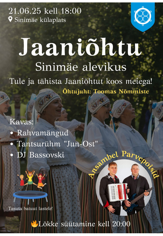 Jaaniõhtu Sinimäe alevikus