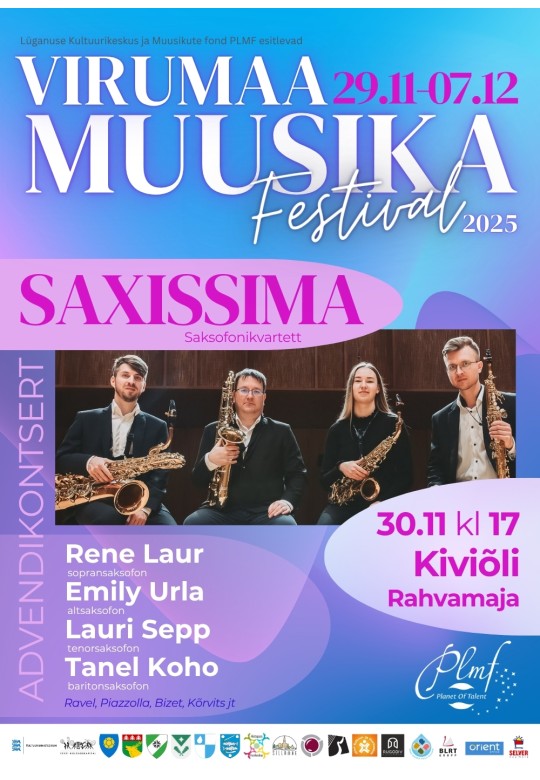 I advendi kontsert Saksofonikvartett “Saxissima”